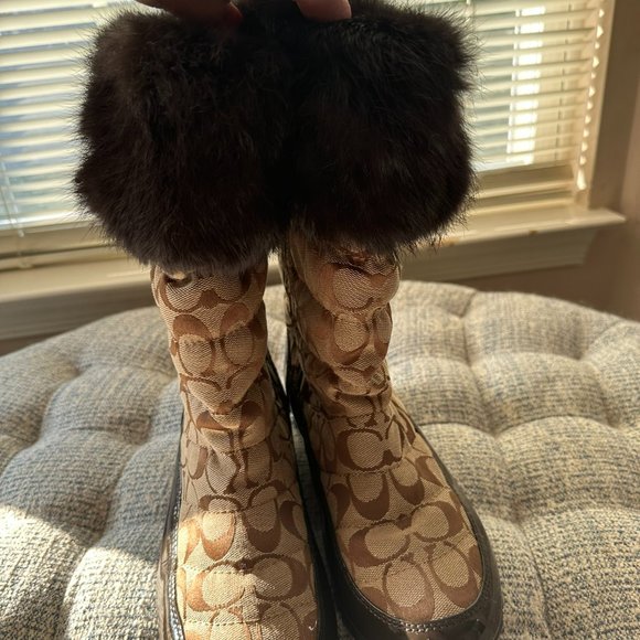 COACH Joyous Signature Boots - Picture 2 of 6